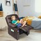 Kids Recliner Chair with Cup Holders Suitable for Children's Room, Living Room and Bedroom